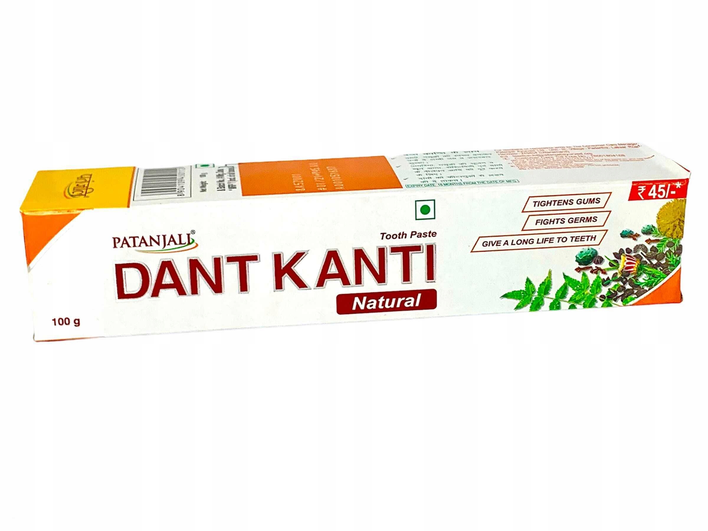 

Pasta do zębów Dant Kanti 100g Patanjali