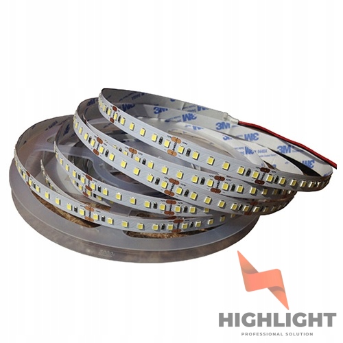10 m Led pásik Biela Teplá 24V 12W 120led/m 2835 Profesionálny 3000K Mono