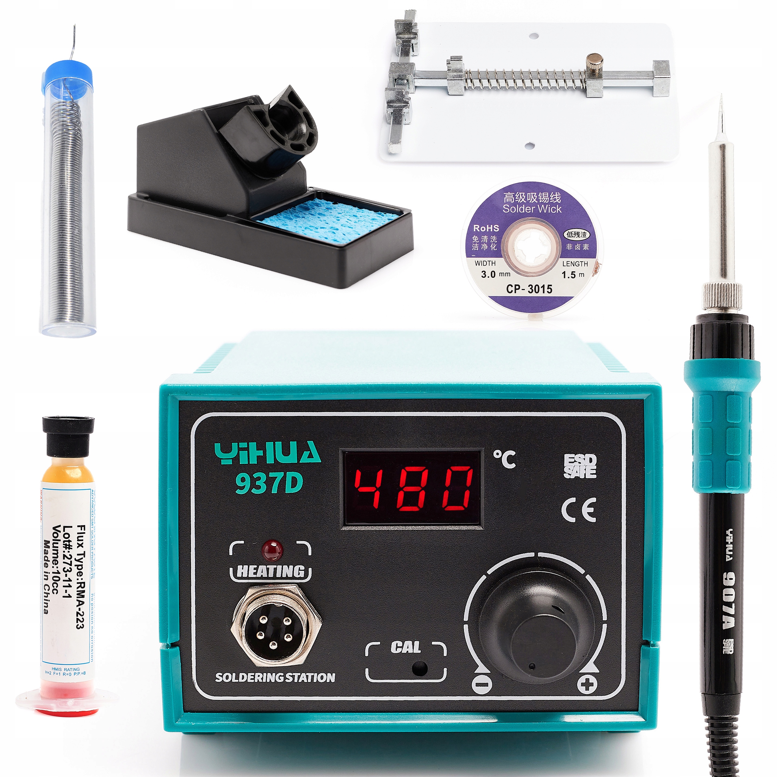 Pájecí Stanice Pájecí Pero Baňková Yihua 937D Pcb Pletená Cín