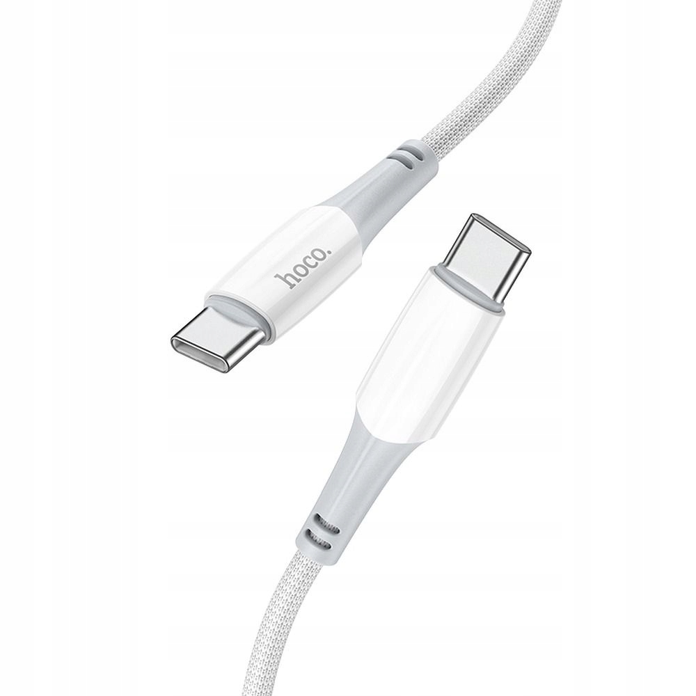 Kabel Usb C do Usb C Hoco Pd 3A 60W 1 m X70 biały