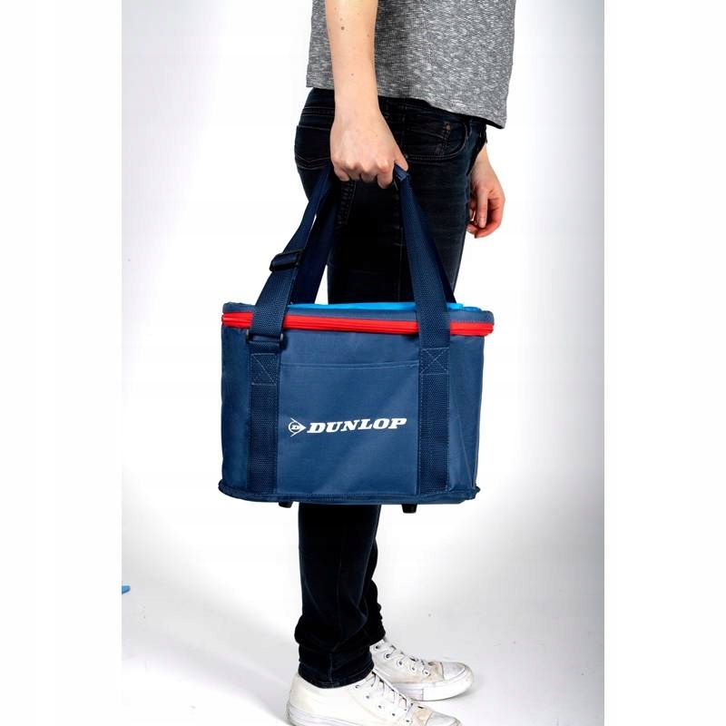 TORBA SAKWA ROWEROWA KOSZ NA KIEROWNICE ZAKUPY DUNLOP 15 L NIEBIESKA Kolor dominujący odcienie niebieskiego