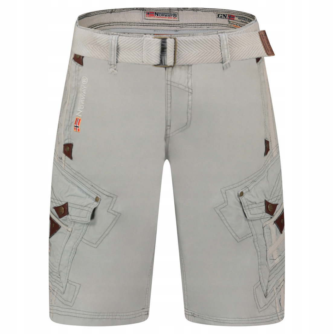Geographical Norway kraťasy pánské Peanut Men M šedá