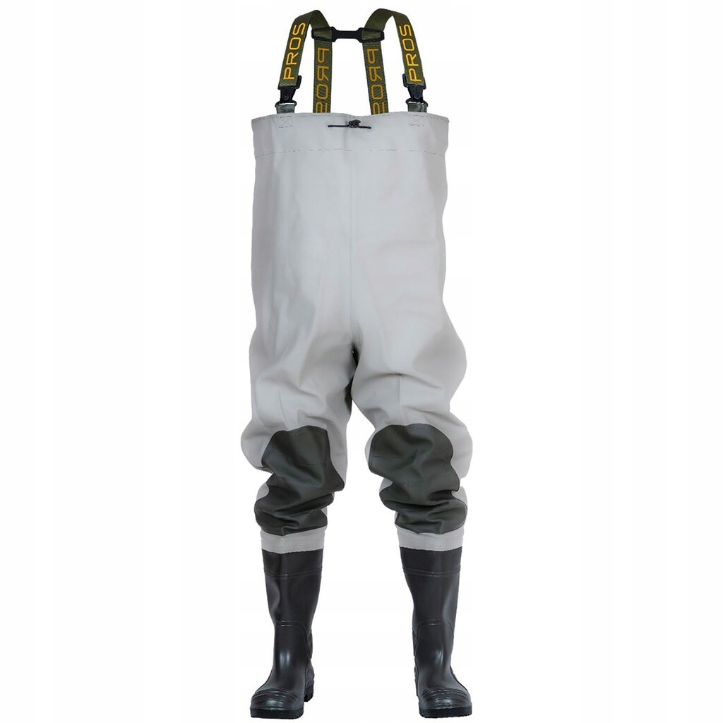 Spodniobuty Wodery Kalosze wysokie wędkarskie Pros Premium Beige/Olive 43