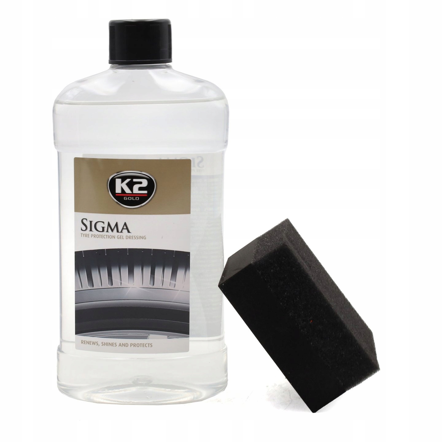 Żel do Nabłyszczania Opon K2 Sigma 500ml Stan opakowania oryginalne