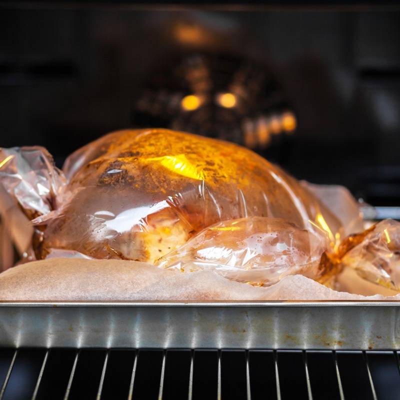 PACLAN Rękaw do Pieczenia XXL z Klipsami 5m x 35cm Marka Paclan