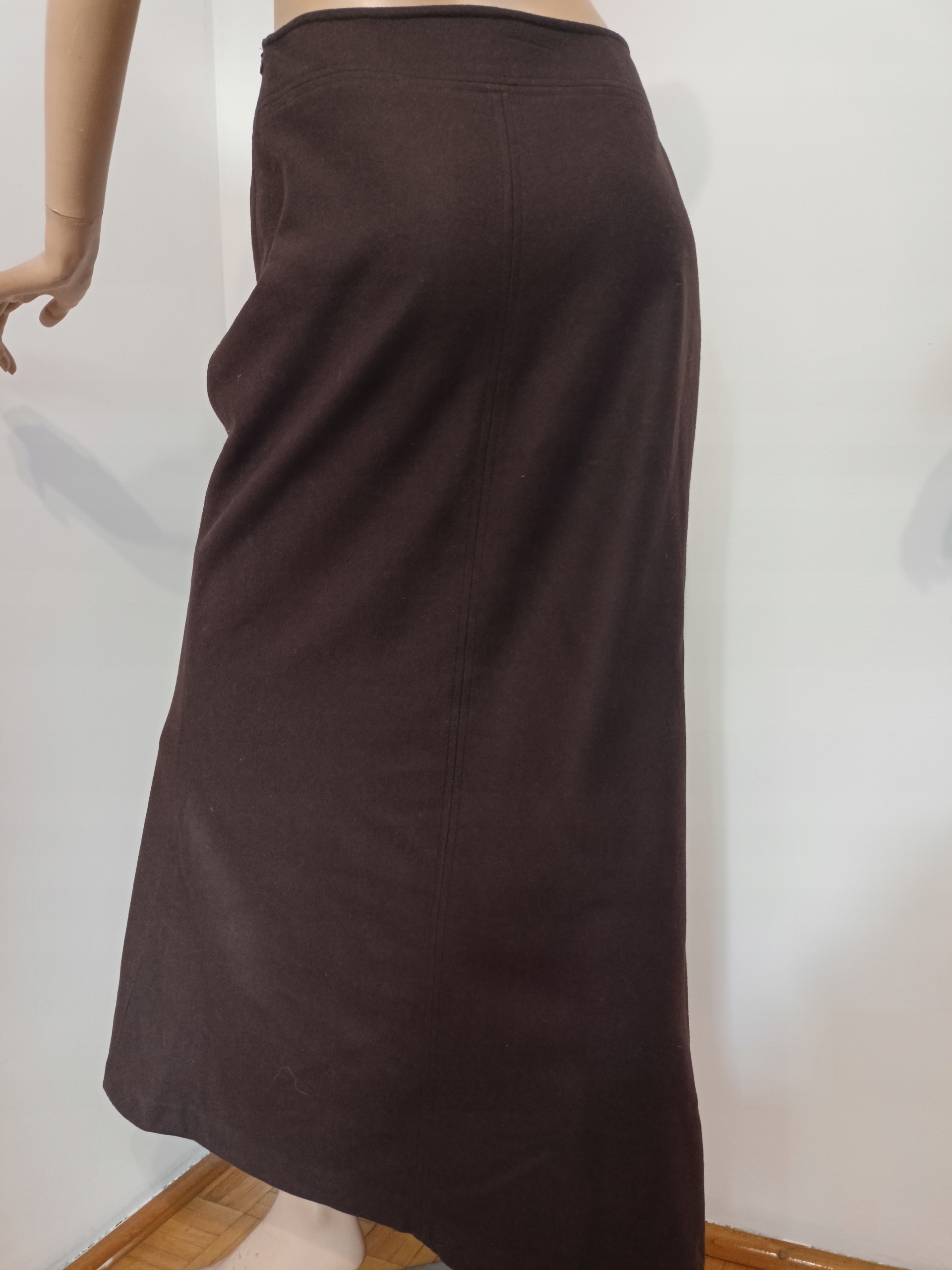 Solar wełniana długa spódnica S Rozmiar 36