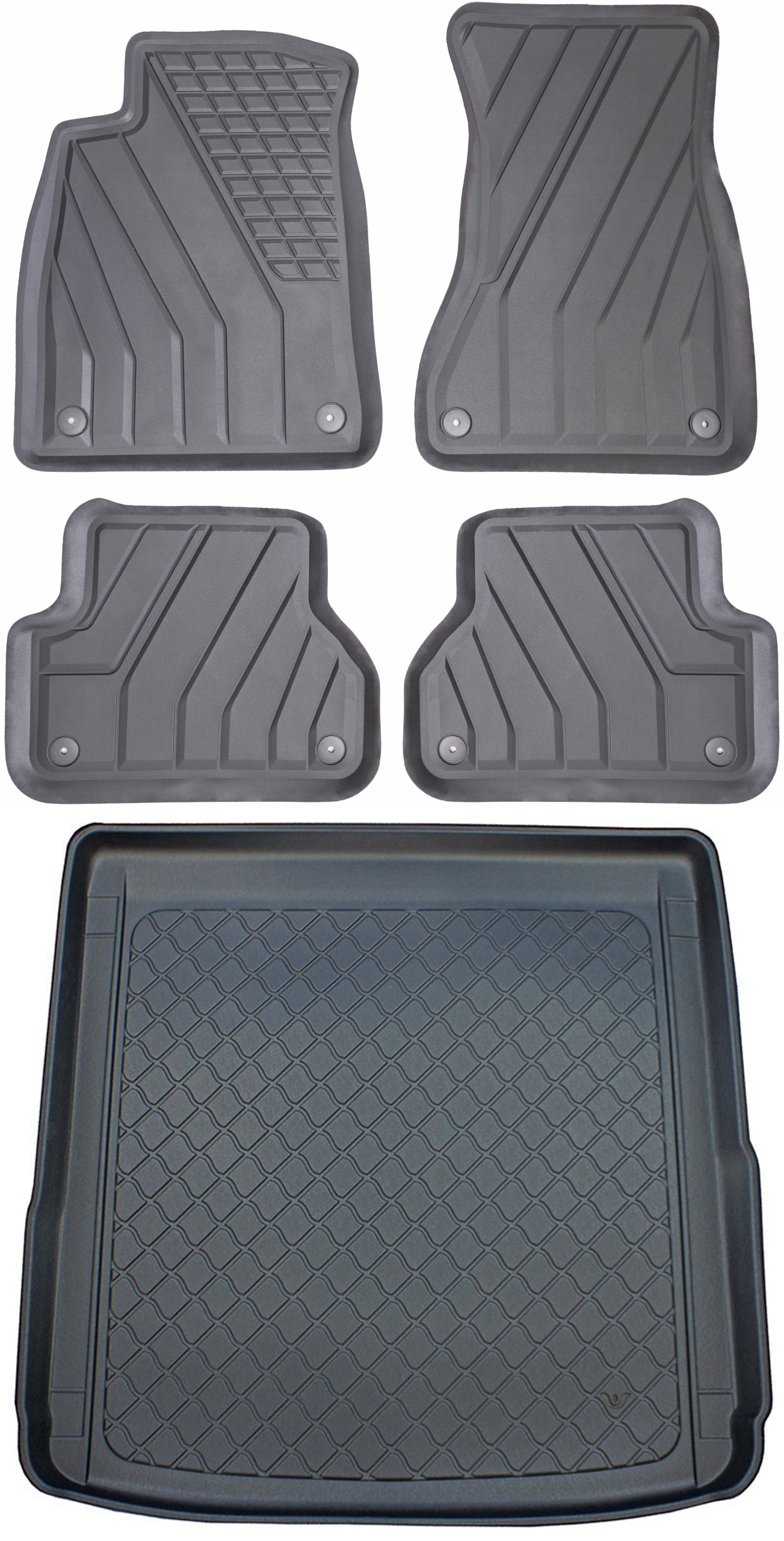 Audi A4 B9 Avant Allroad 2015- Sada Gumové rohože rohož