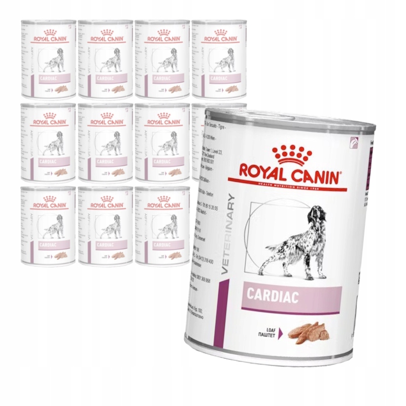 Royal Canin Veterinary Vhn Dog Cardiac Loaf 12x410g Vlhké Krmivo Psí paštika