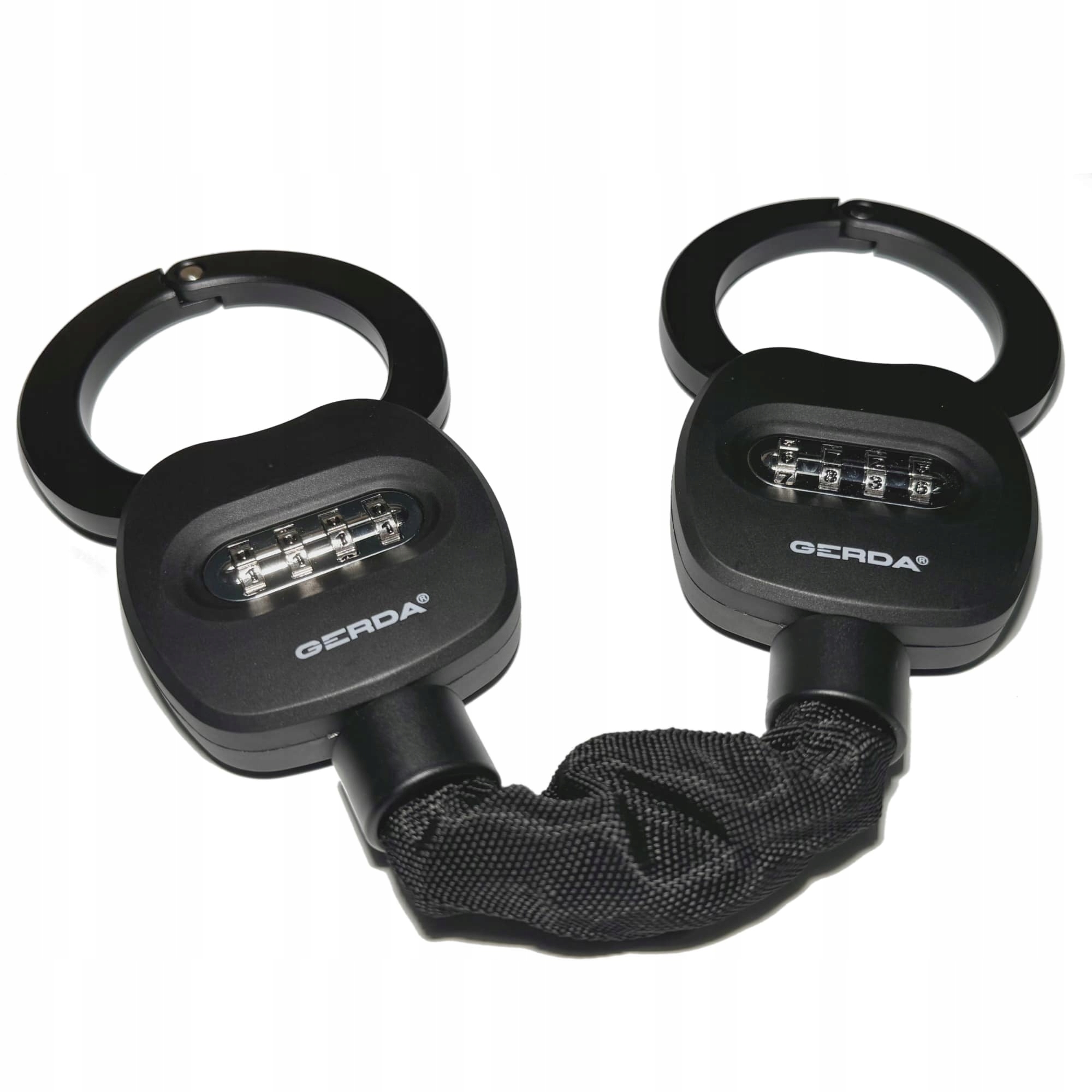 Zapięcie kajdankowe Gerda E-scooter Cuff 480/75U Czarny