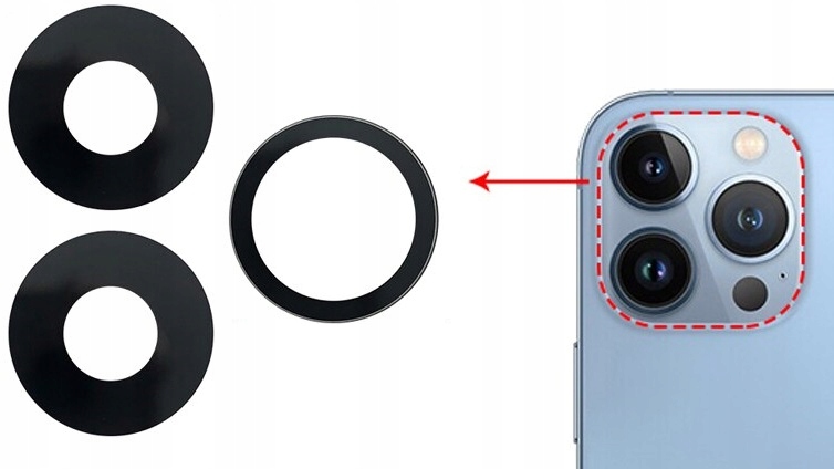 

Iphone 13 Pro Max Szybka Szkło Aparatu Oko Kamery