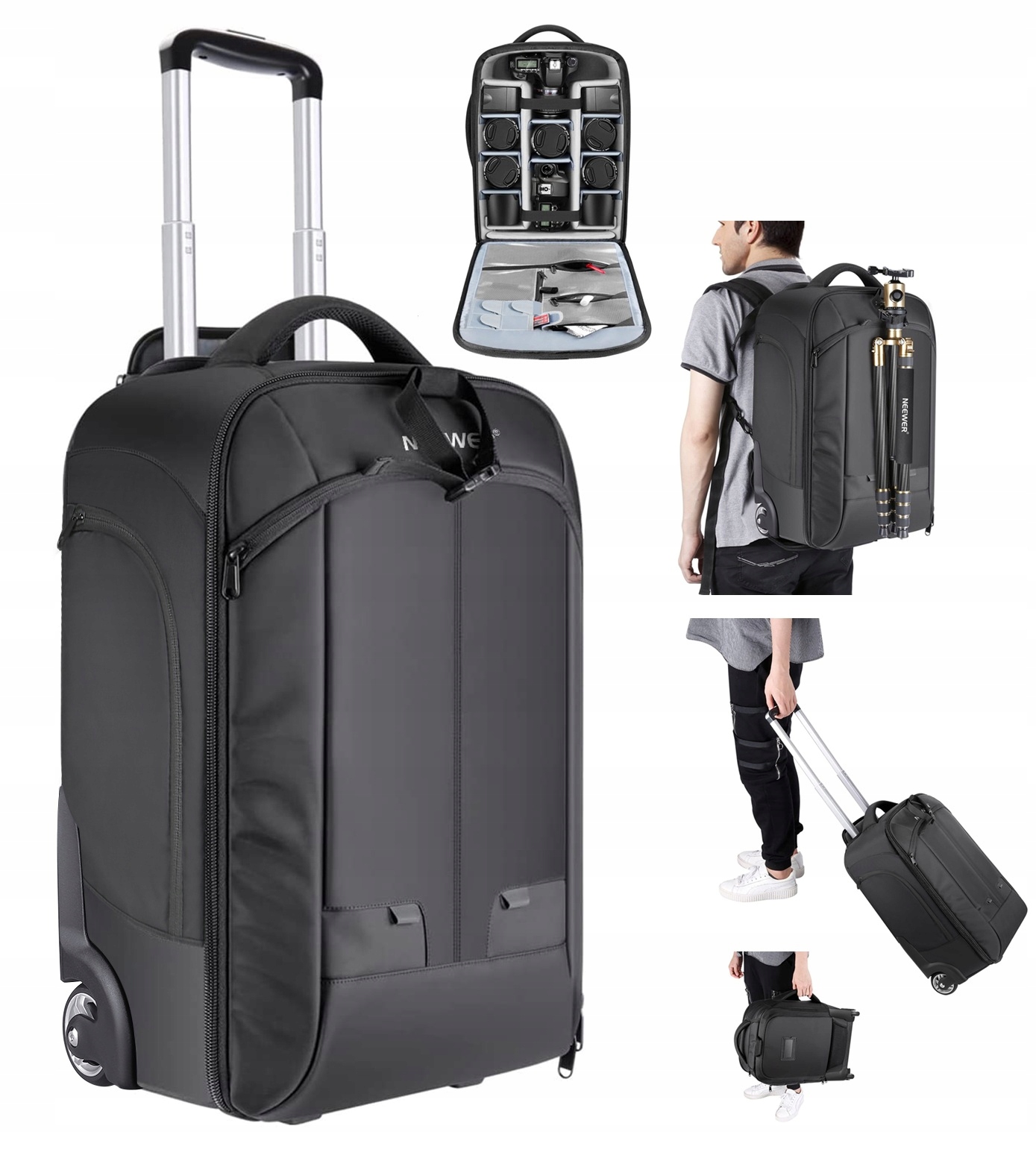 Batoh Taška Foto Video Dron Fotoaparát Dslr Kamera Neewer Voděodolný