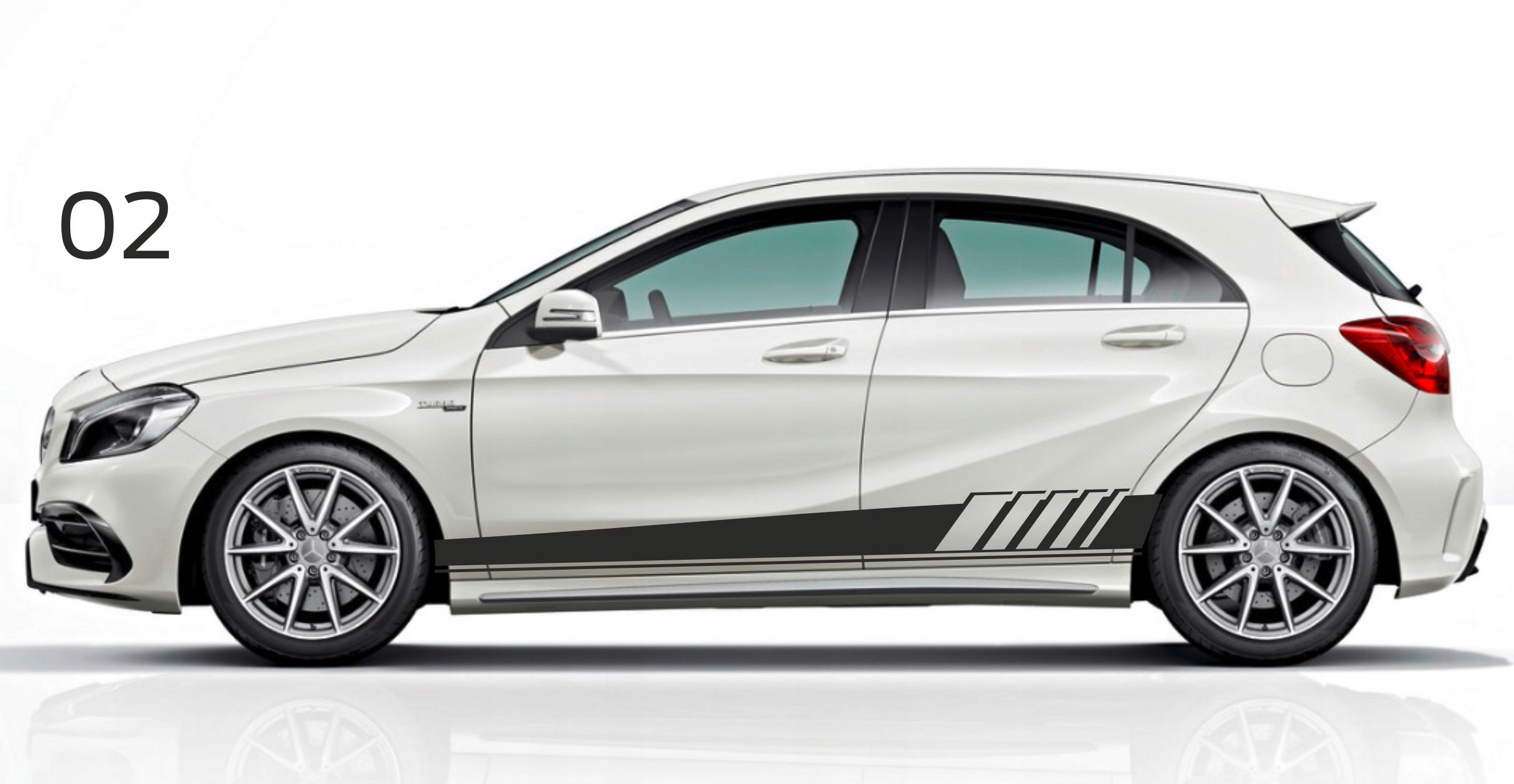 Samolepky na auto Mercedesu A třída 02
