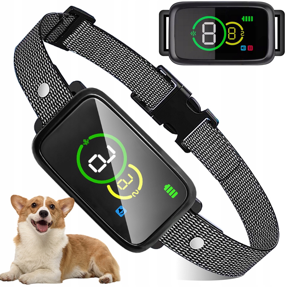 Levně Elektrický Protištěkací Obojek Pro Psa, Voděodolný, Účinný IP67