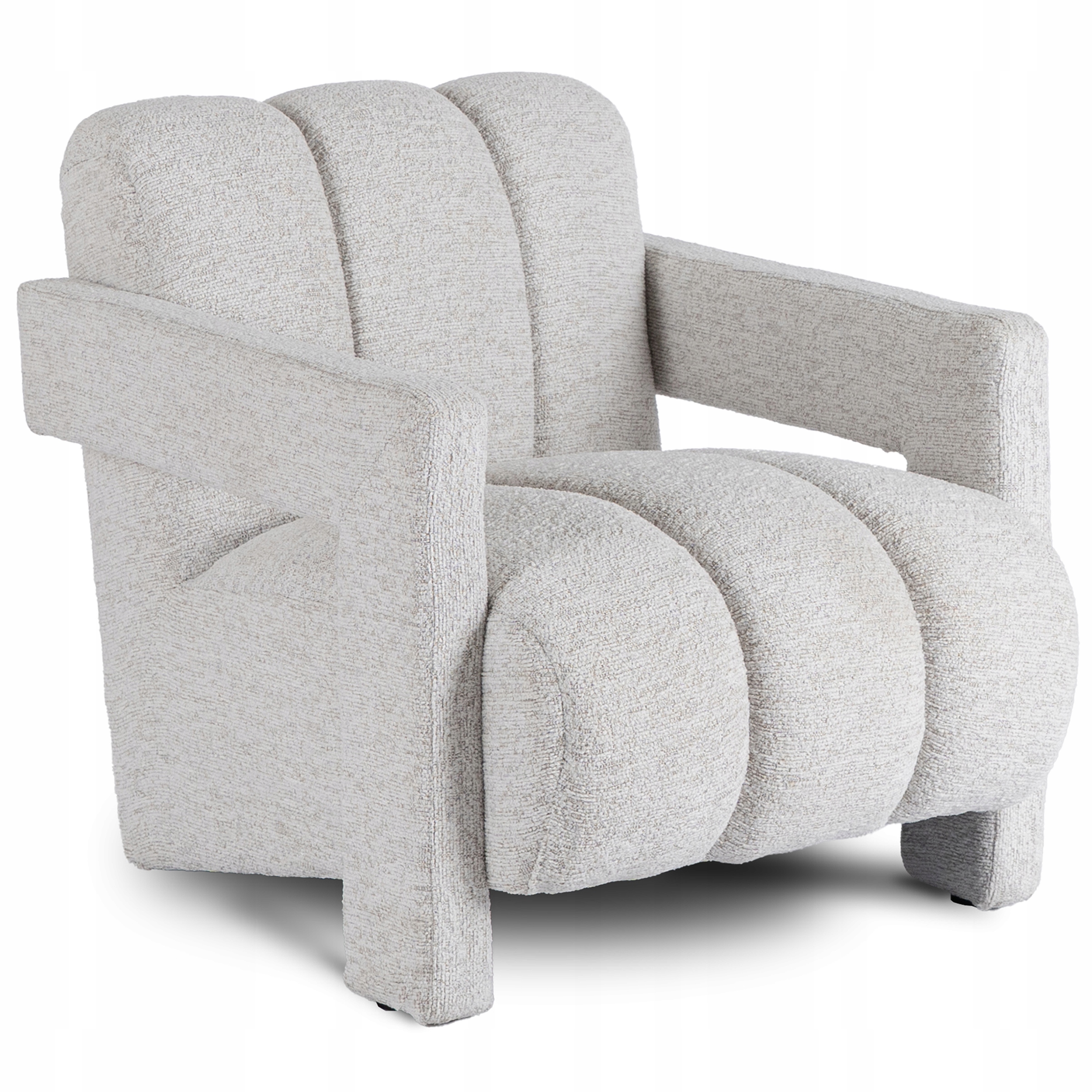 Čalouněná sedací souprava šedá Stylová do obývacího pokoje a interiéru Bender