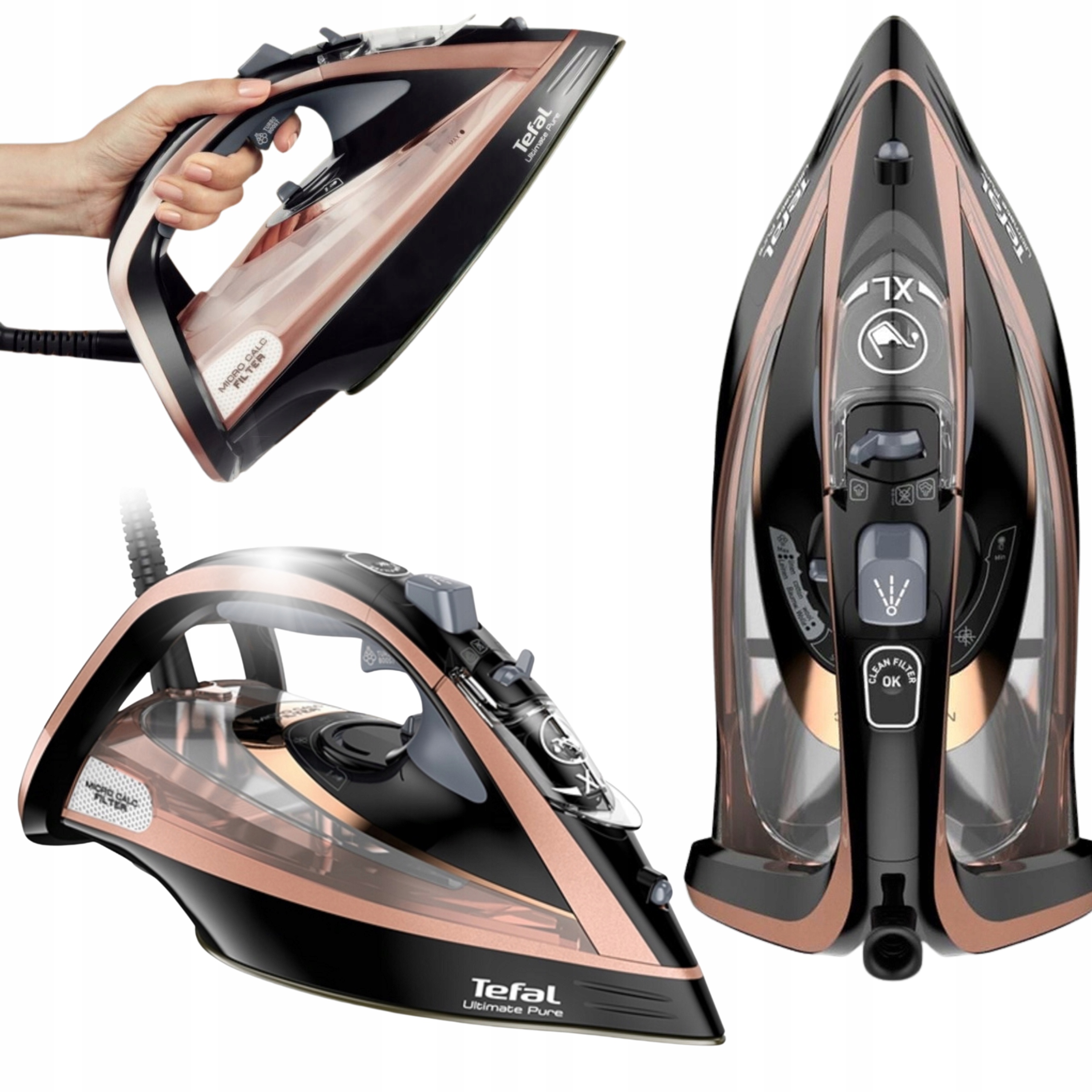 Výkonná Žehlička Napařovací Žehlička Napařovací Tefal Tefal S Automatickým Vypnutím