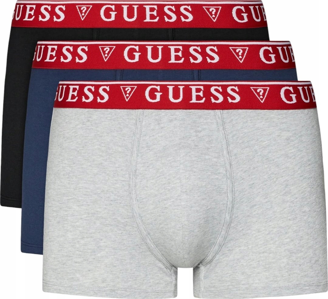 Boxerky, tanga, slipy Guess brian hero boxer trunk 3 pack