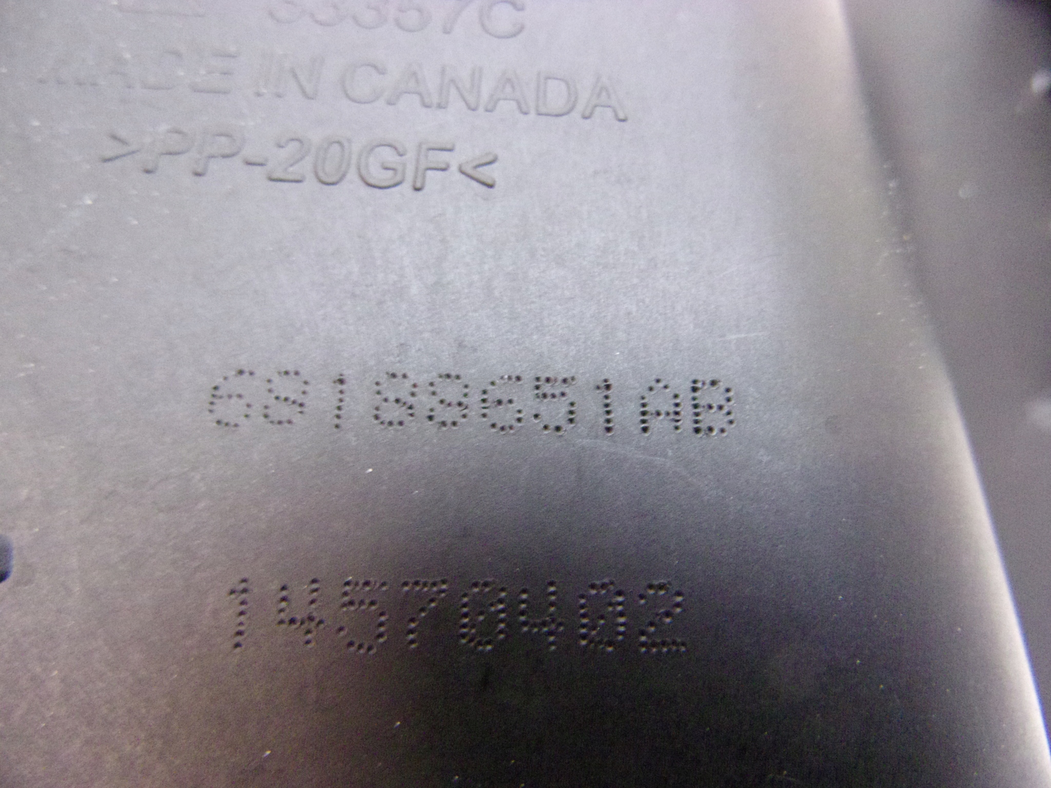 CHRYSLER PACIFICA 3.6 16- резонатор Воздух 68188651AB