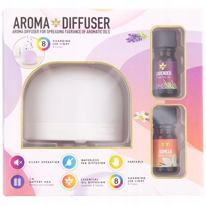 

Dyfuzor zapachowy z podświetleniem LED+2 zapachy