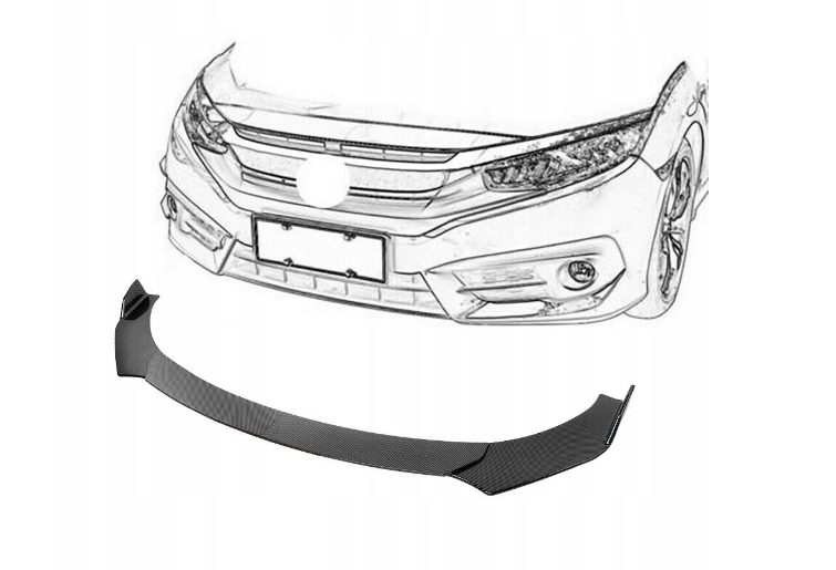 UNIWERSALNY SPLITTER DOKŁADKA DO PRZEDNIEGO ZDERZAKA Karbon Carbon 177cm EAN (GTIN) 5905143062999