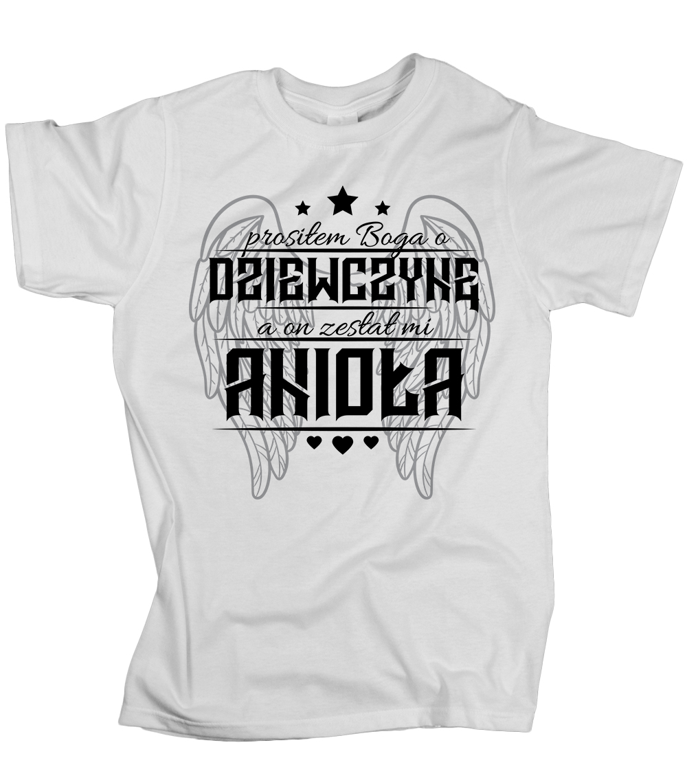 

Koszulka męska Prosiłem Boga o dziewczynę XXL