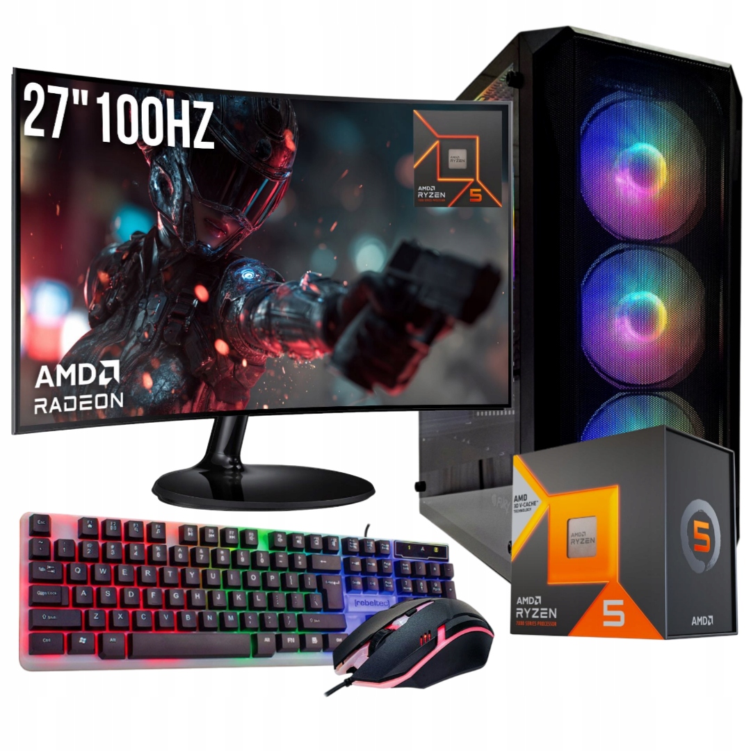 Herní Set Shadowblaze R5 8400F/32GB/RX9060XT/1TB M.2 /W11/27"100Hz