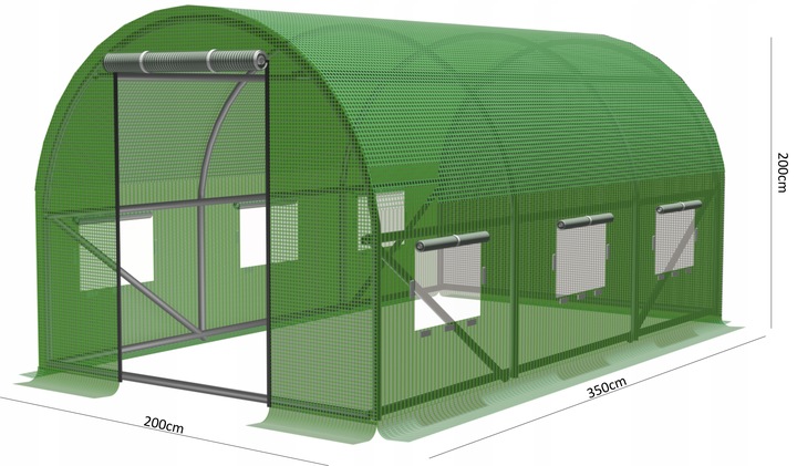 Fólia Na Záhradný Tunel 3,5x2 m