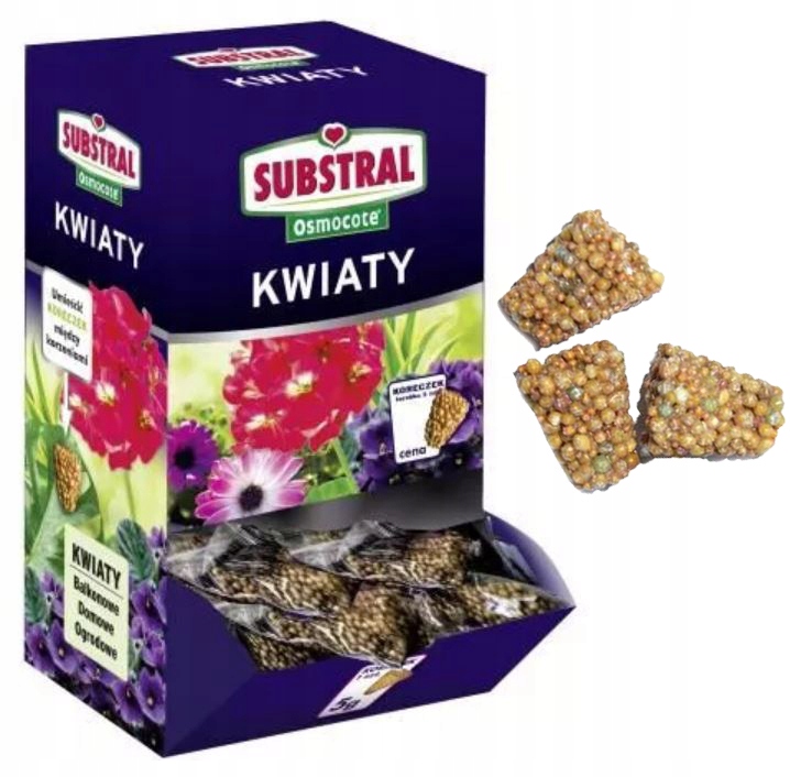 

Substral Osmocote Box Koreczki 3szt Kwiaty Balkon