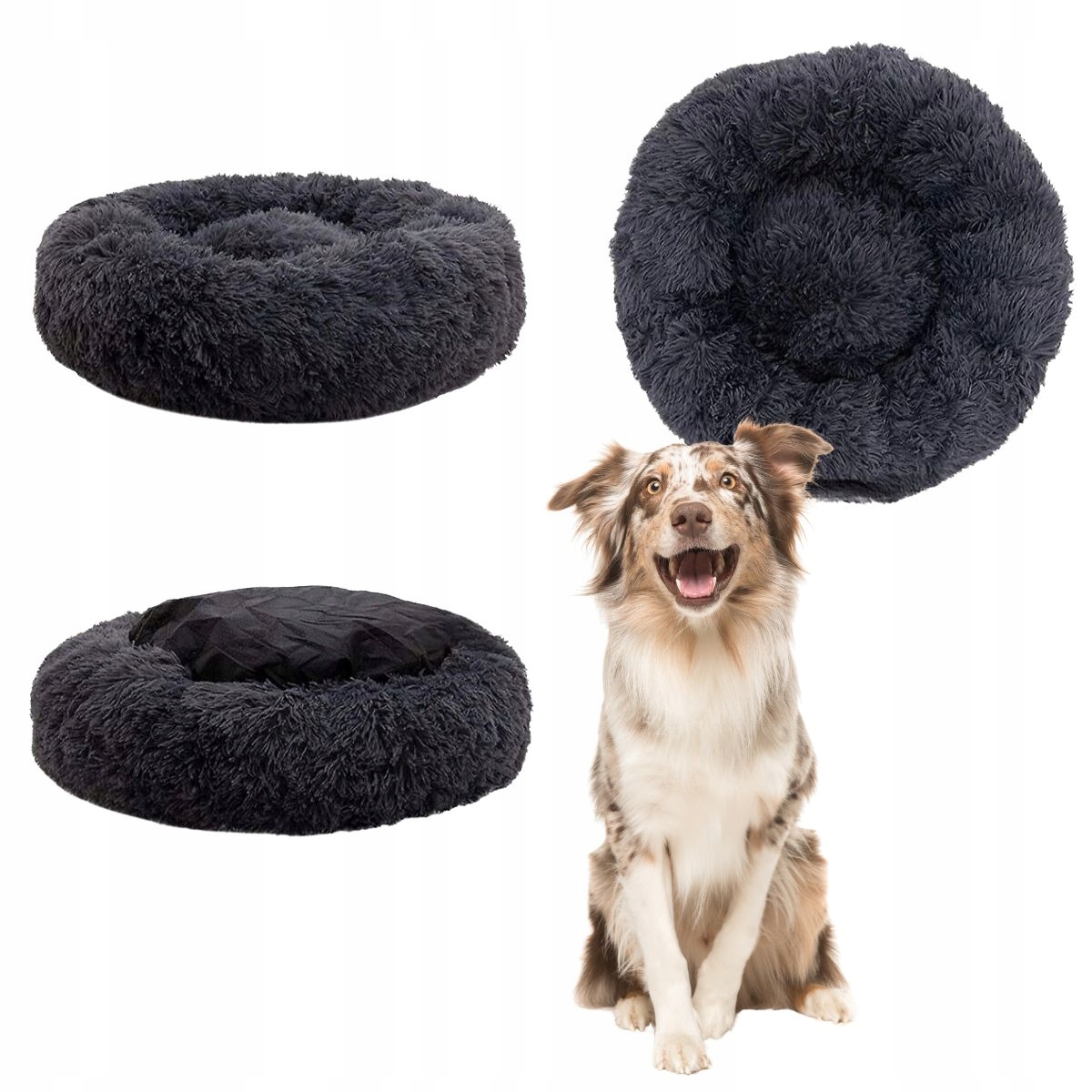 Antistresové pelíšek pro Velkého psa měkké, nadýchané Cozy Obláček 80 cm