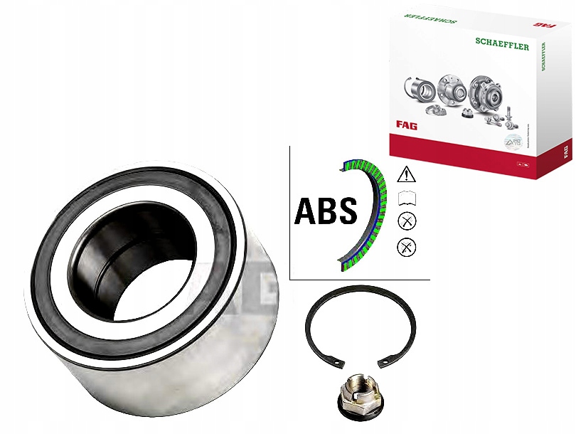 Ložisko Kola Renault Přední Megane Duster 08- Fag Sada řidiče #35