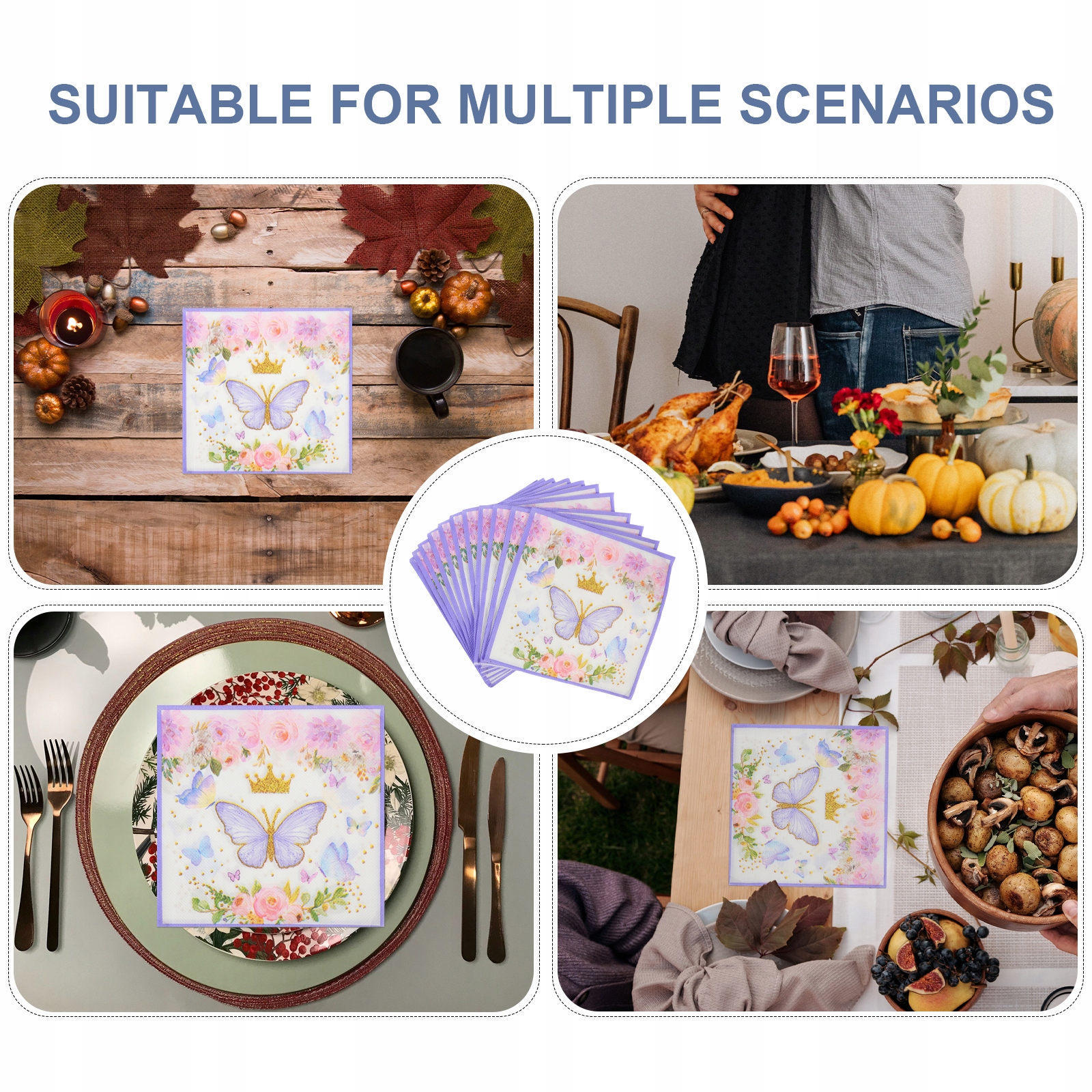 DRUK NA SERWETKI PAPIEROWE GOSPODARSTWA DOMOWEGO 100 SZT Rodzaj inny