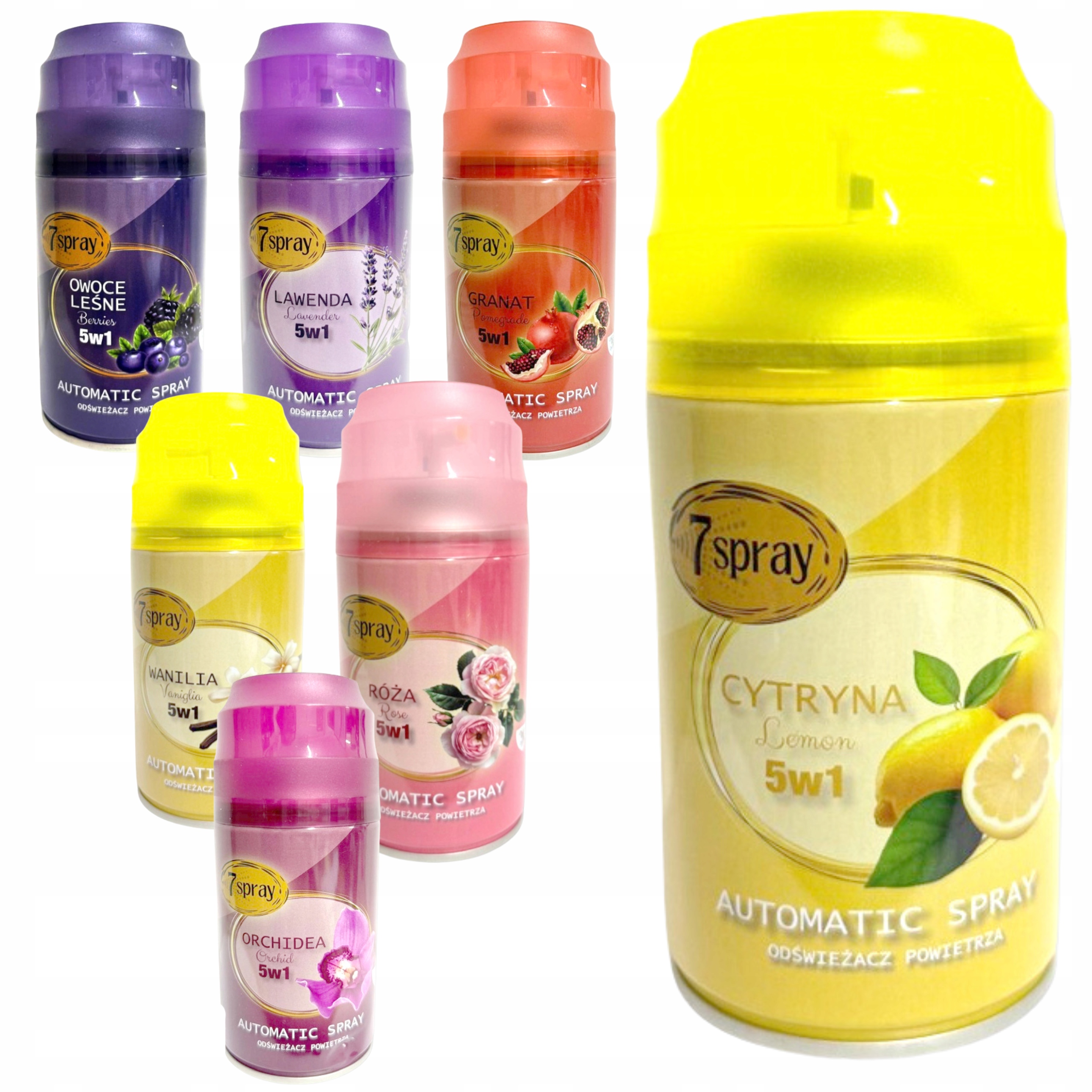 1x ODŚWIEŻACZ POWIETRZA WKŁAD DO ODŚWIEŻACZA POWIETRZA MIX ZAPACHÓW 250 ML