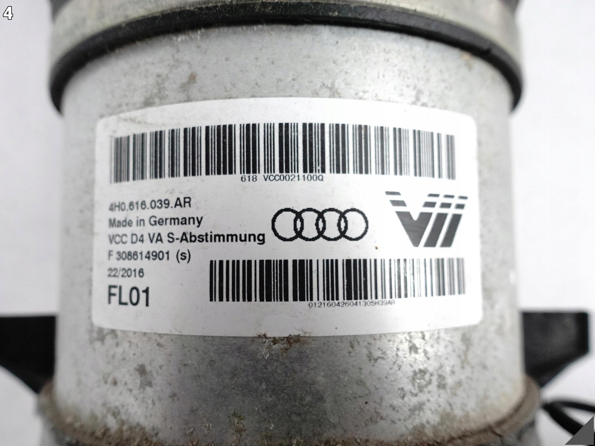 AUDI S8 plus A8 4H0 D4 LIFT 13-17 sususpension shock absorber right front 92 KM