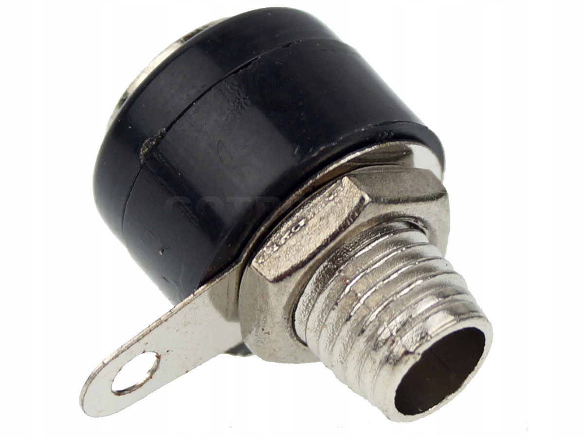 Gniazdo banan 4mm małe czarne 10 sztuk Stan opakowania oryginalne