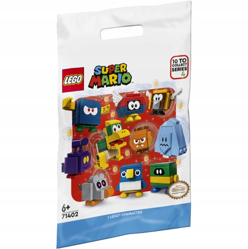 LEGO 71402 SUPER MARIO SERIA 4 - KOMPLET 10 SZTUK Marka LEGO