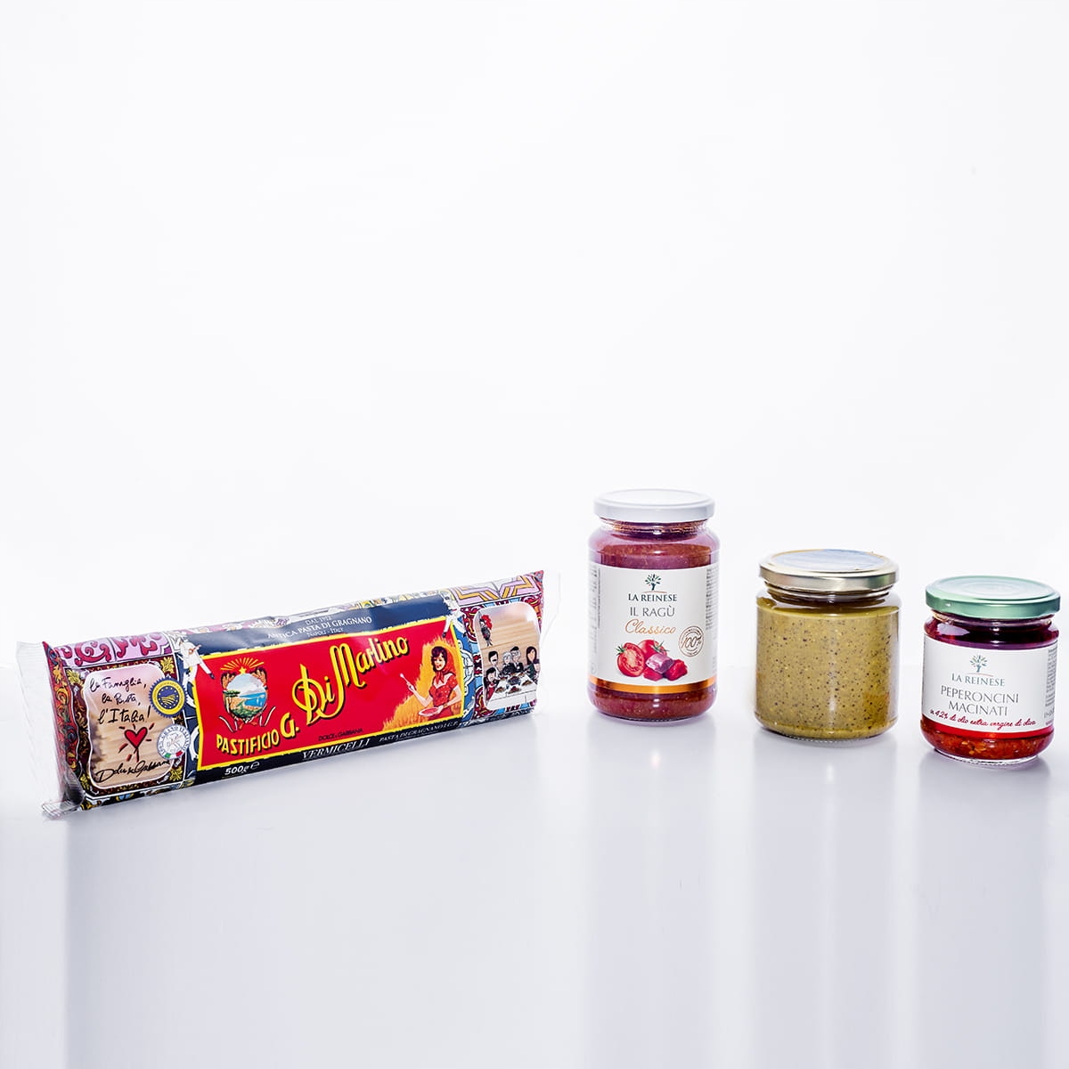 Zestaw Prezentowy Vip Włoskie produkty na Pesto Sos Makaron Pate nr4