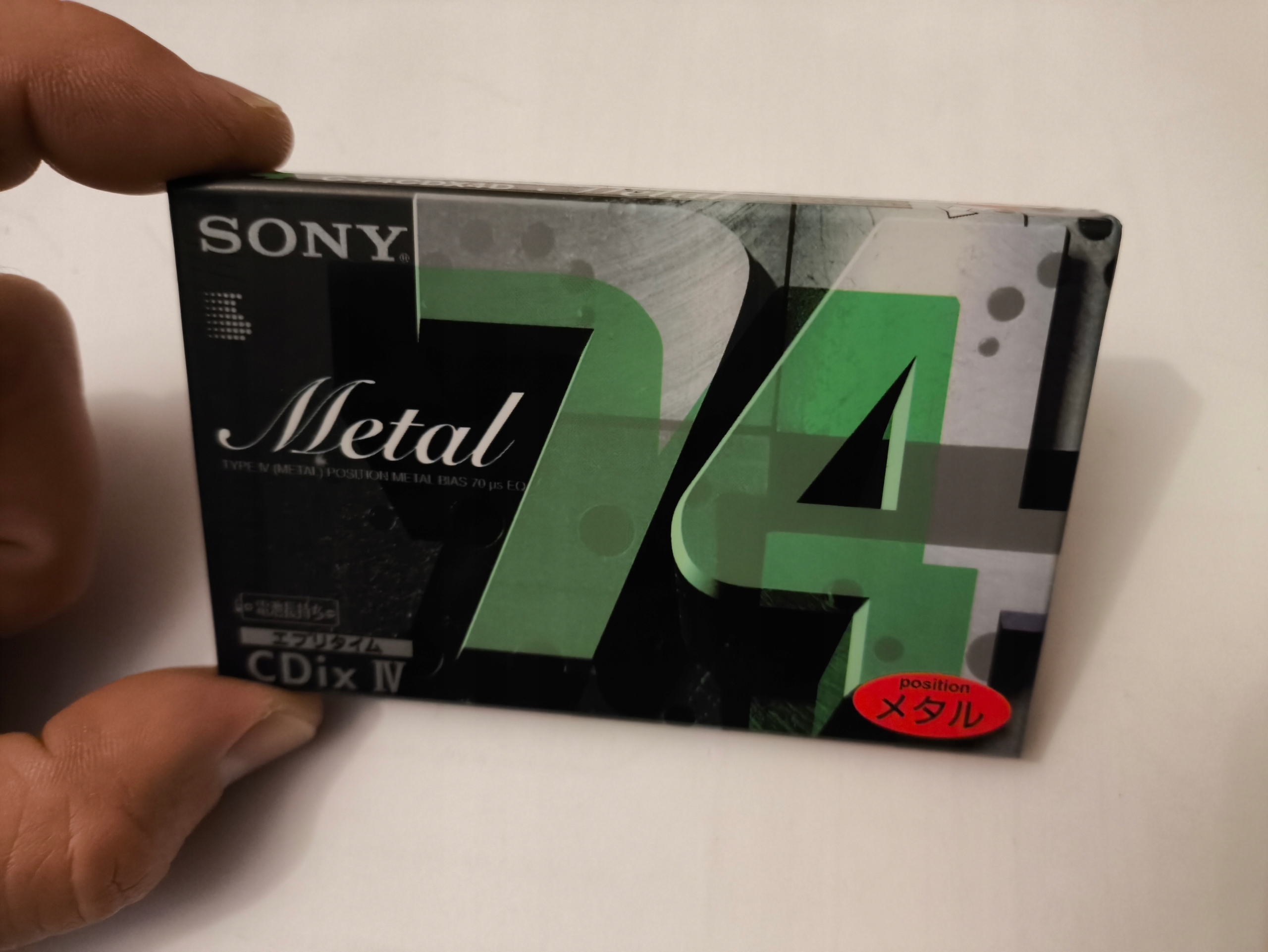 Sony Metal CDix IV 74 Japonská fólie typu IV $86