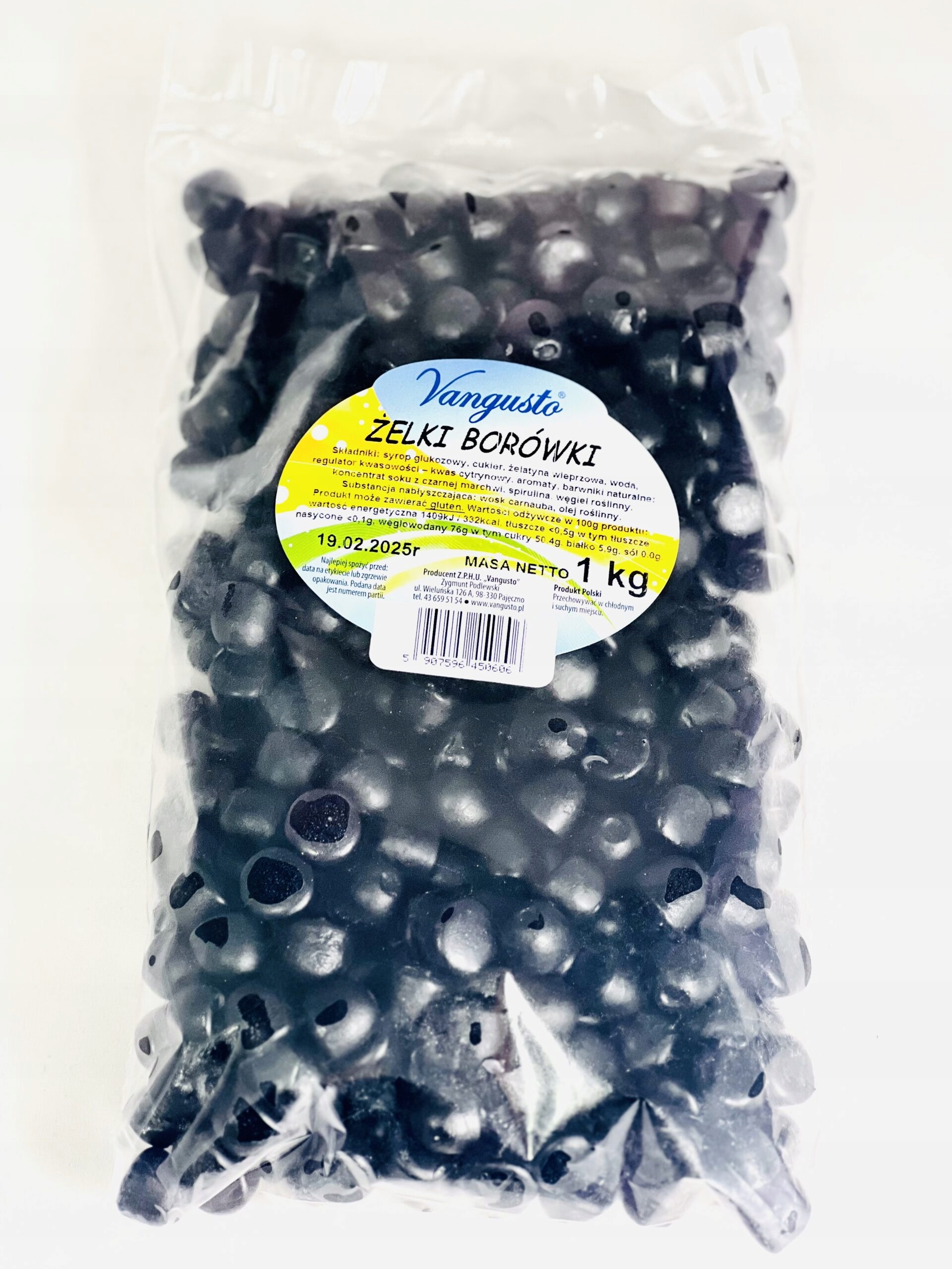 Żelki Vangusto 10x1kg Borówki — 2