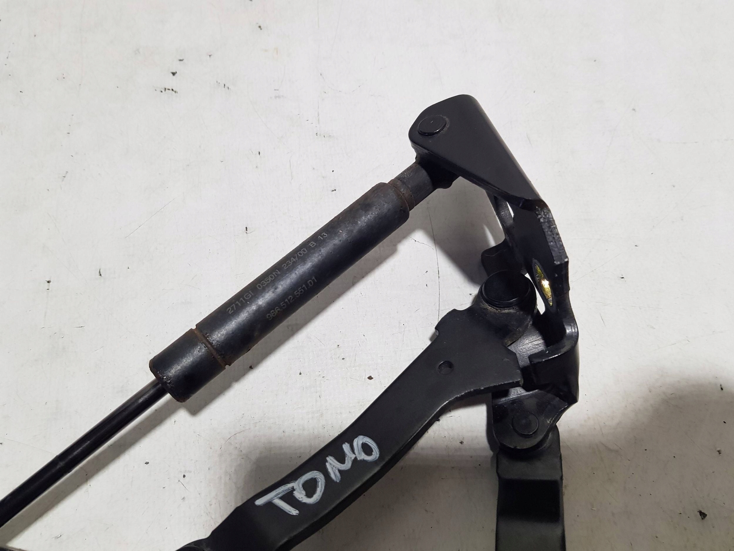 hinges bonnet boot rear part left Porsche Boxster 986 98651215101