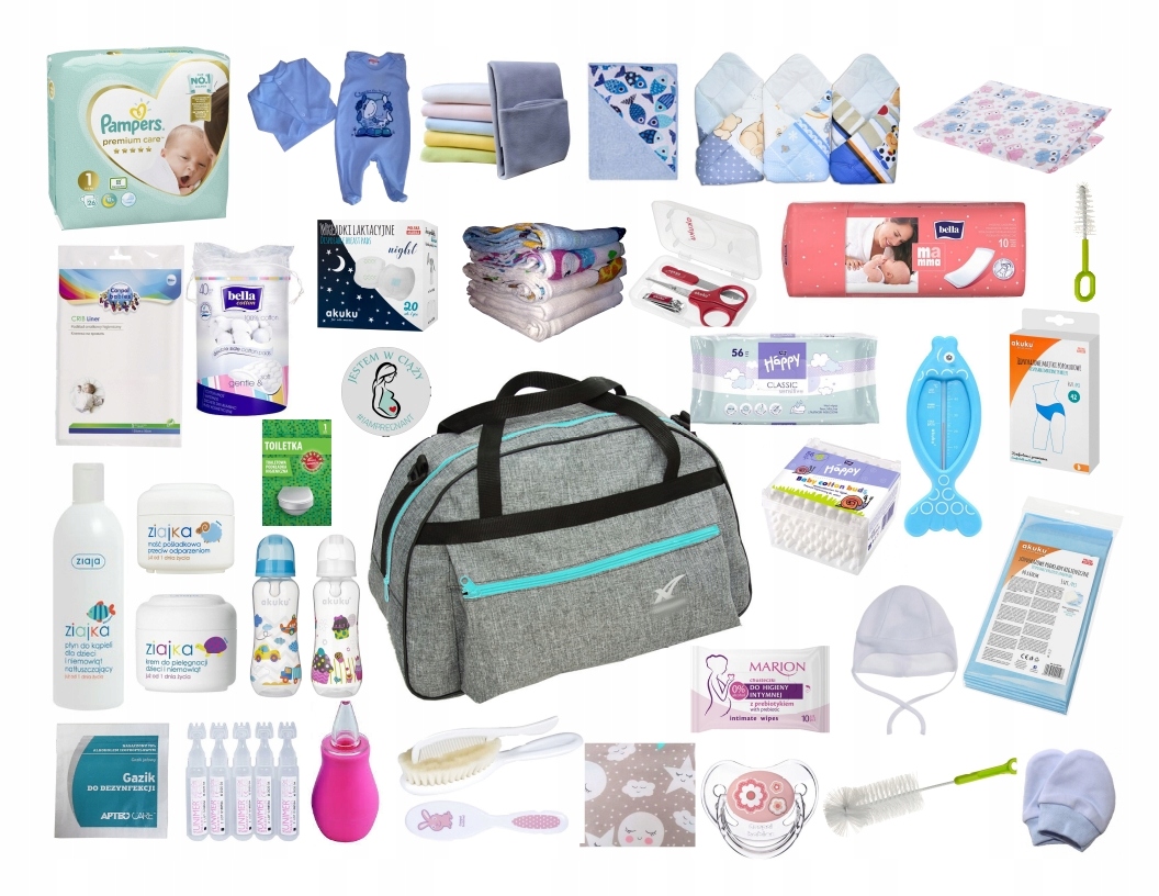 Wyprawka do szpitala porodu dla mamy CANPOL + TORBA Rodzaj brak informacji
