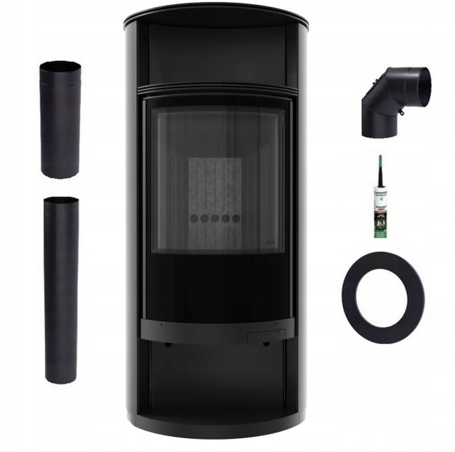 Kamna Ocelová Kamna Koza Runa Černá 4 Bonus