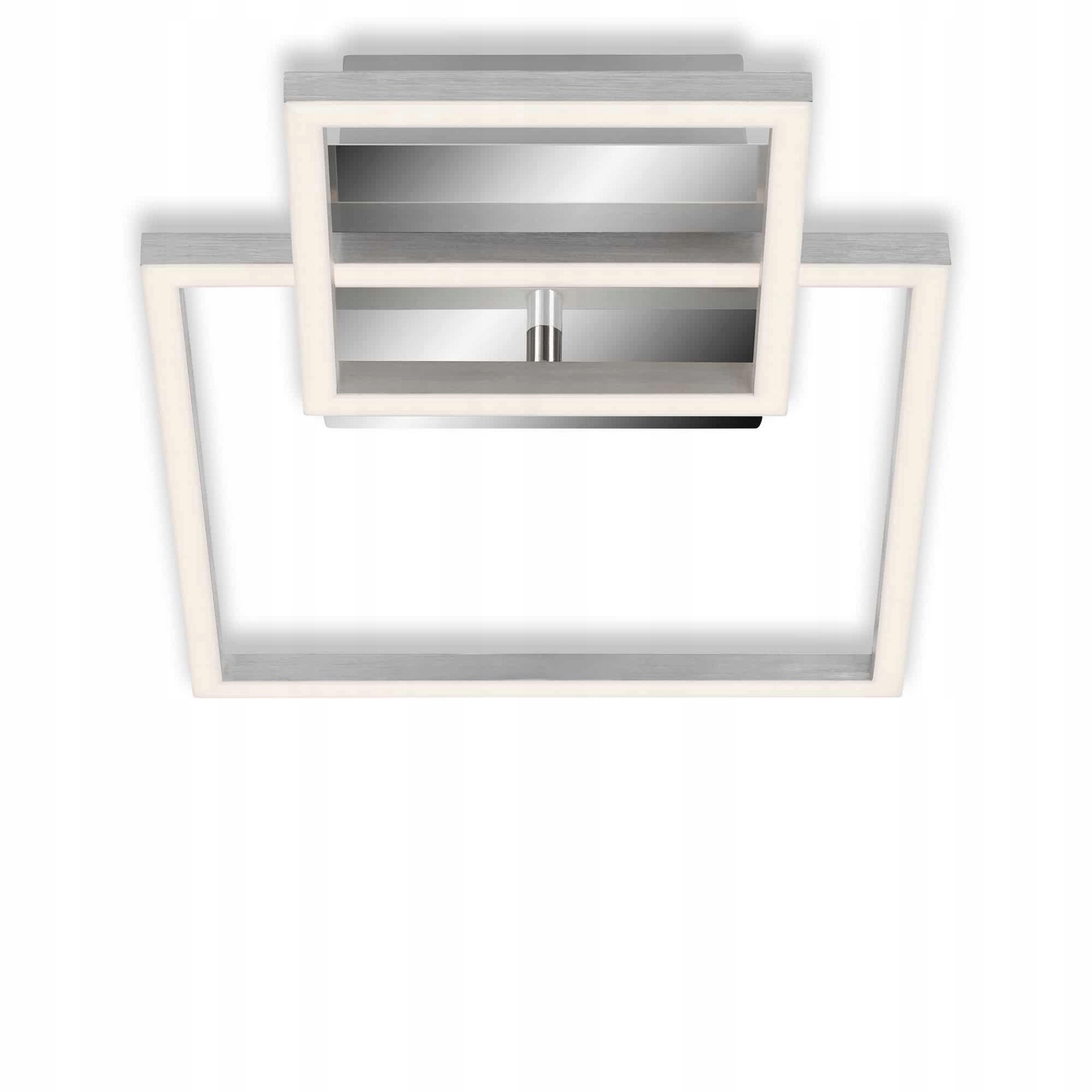 Stropný Led panel Briloner 35,8 cm, 19W, 1850 lm, chróm, stmievateľný