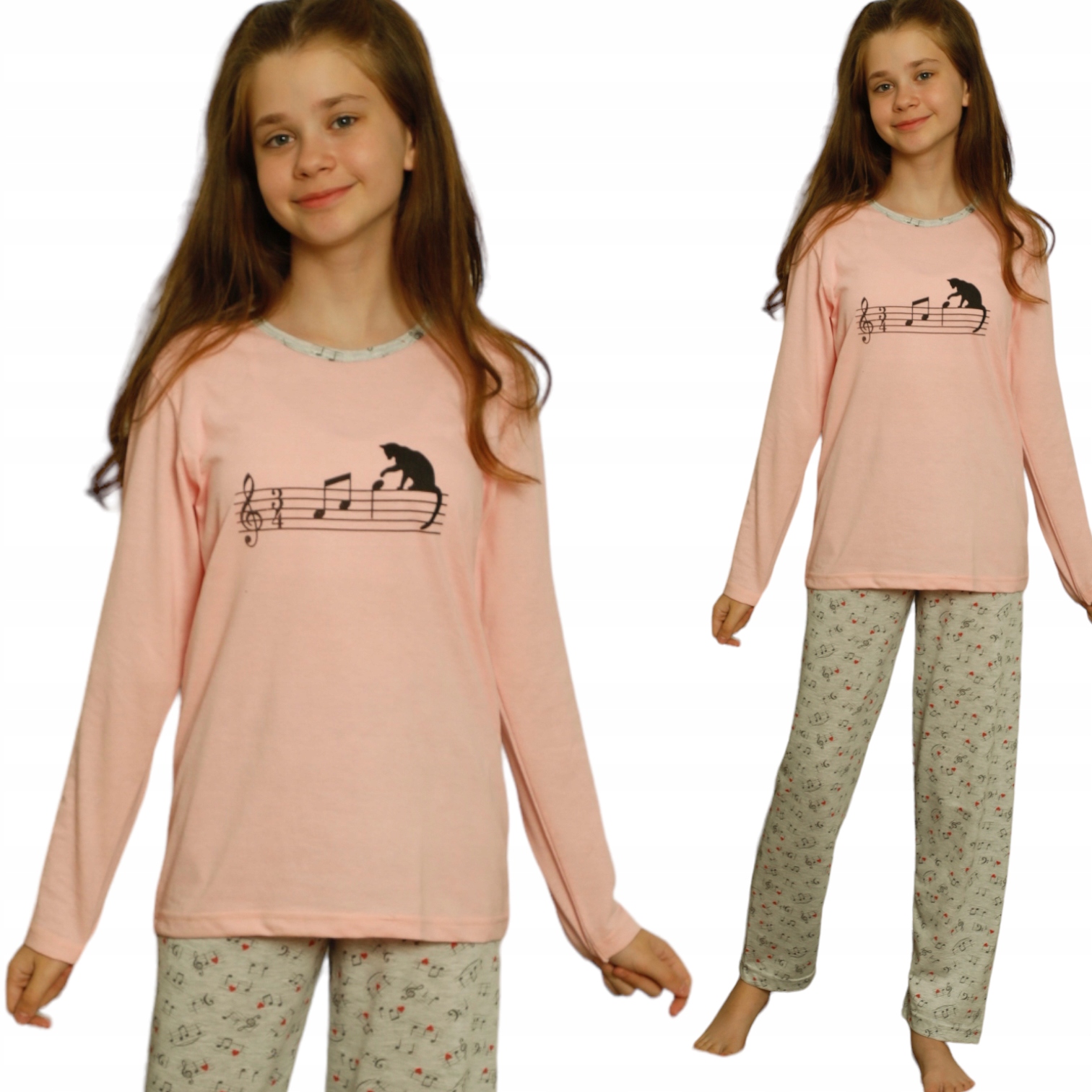 

Piżama Dziewczęca Dziecięca/młodzieżowa/bawełna