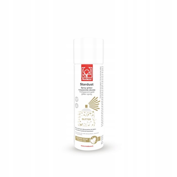 Levně Jedlý brokát ve spreji 250 ml (zlatý) Modecor