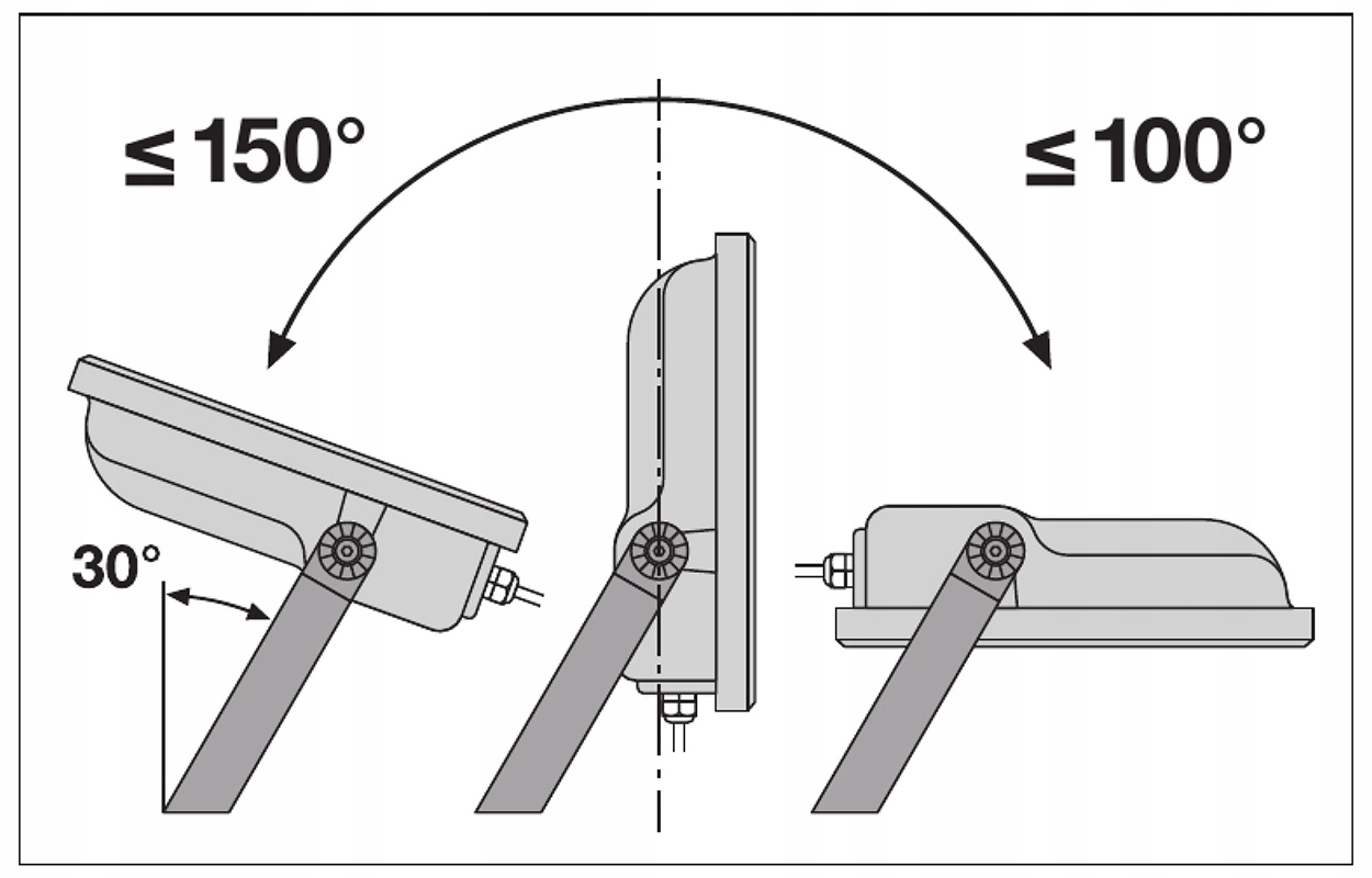 Naświetlacz HALOGEN LED 30W 3000K Czarny LEDVANCE Źródło światła LED