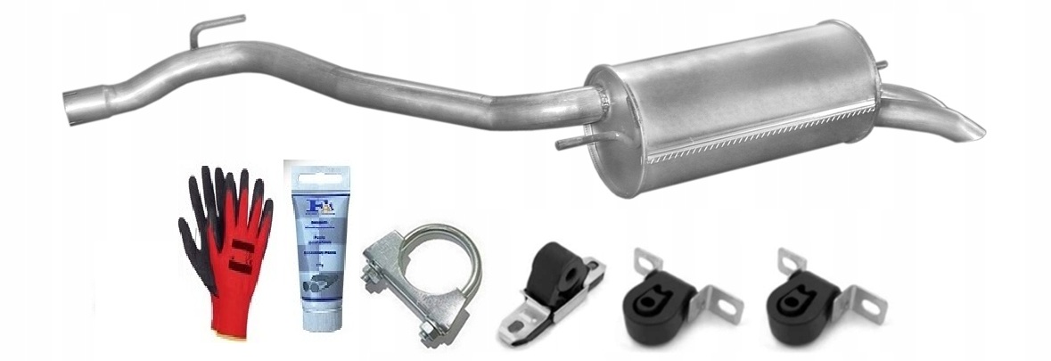 Vw Transporter T4 2.5TDi 2.5TD (1996-2003) Tlumič Tlumič Výfuku bonus