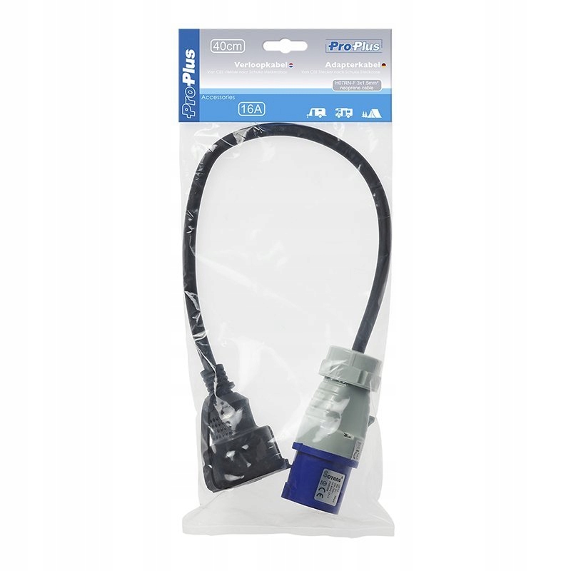 ADAPTER REDUKCJA CEE SCHUKO DO KAMPERA PRZYCZEPY CAMPING POLE NAMIOTOWE Marka Proplus