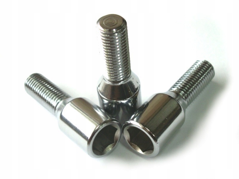 Гвинт M14x1. 5 Allen хром комплект. AUDI, SEAT, RENAULT