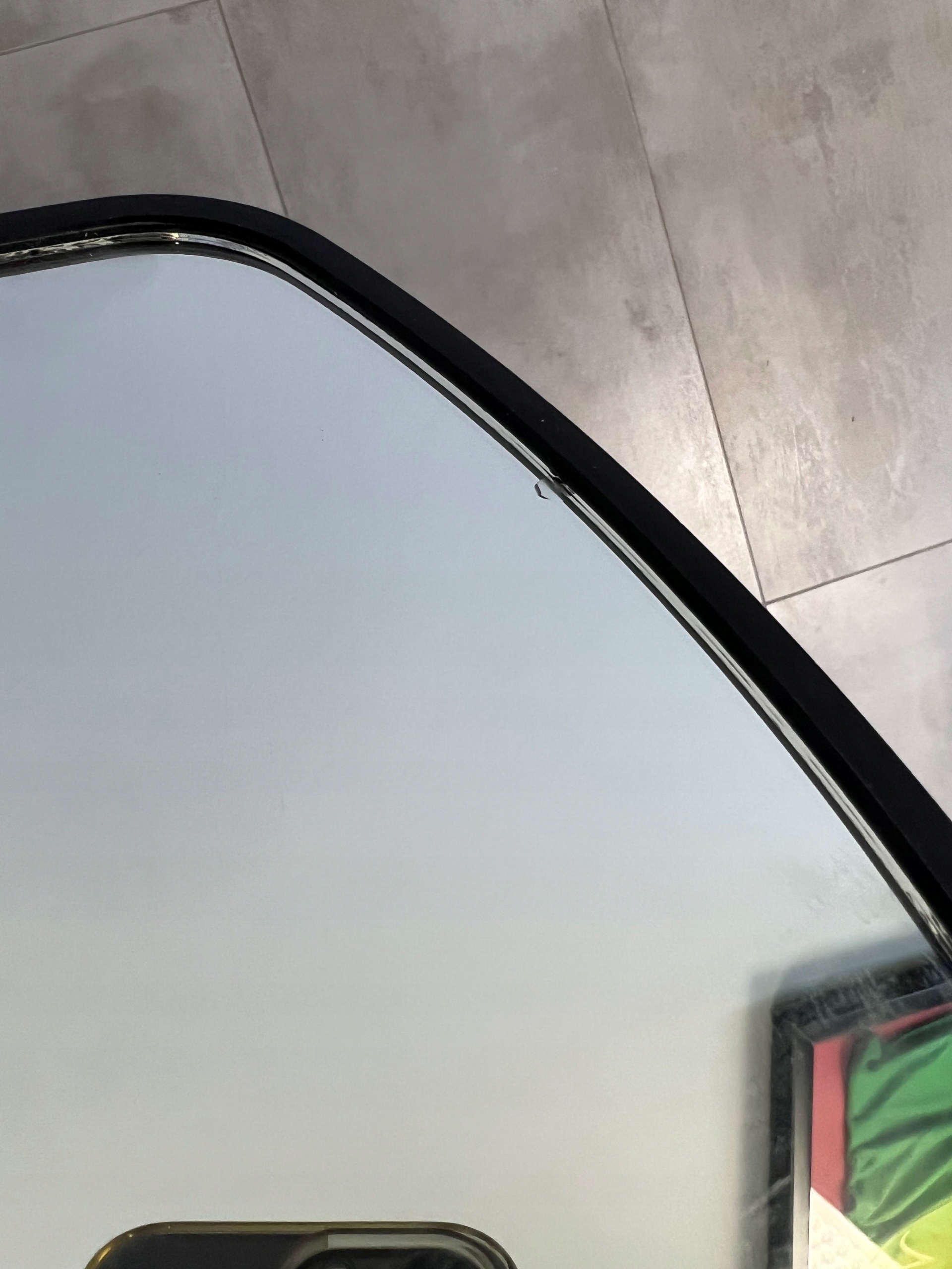 Lustro Lustersko Fryzjerskie Duże Z Rączką OUTLET Marka Ponik's