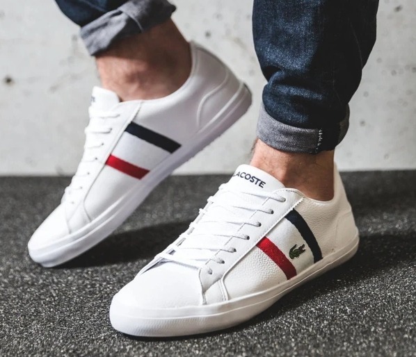 Boty Lacoste Lerond 7-37CMA0045394 bílé kožené 46,5