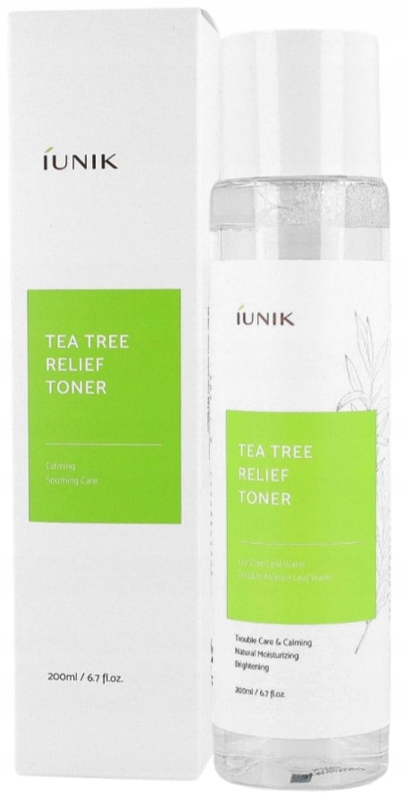 iUNIK Tea Tree Relief Toner zklidňující pleťové tonikum 200 ml